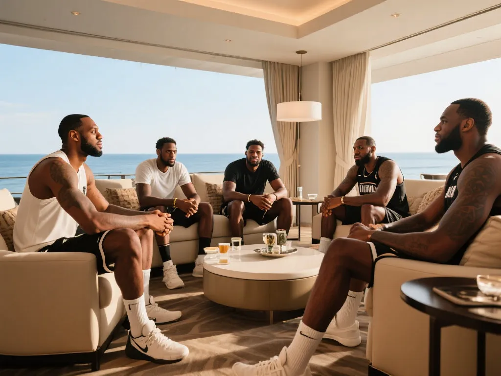 NBA超级球星的夏日密会